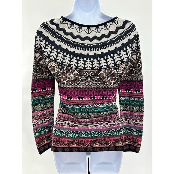 Kooi Knitwear Base-Layer Artsy Long Sleeve S Sweater MSRP $299 Luxury Aspen Chic - Picture 3 of 8